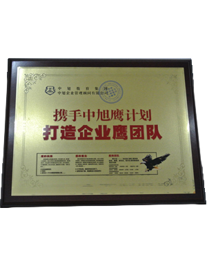 新城螺丝-企业团队打造证书